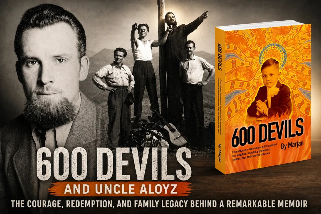 600 Devils and Uncle Aloyz explores a remarkable true story of courage, redemption, family legacy, spiritual transformation, and extraordinary adventures spanning generations.