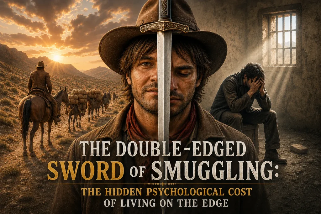The Double-Edged Sword of Smuggling: Freedom, Fear, and the Hidden Psychological Cost explores the emotional, mental, and personal consequences of living a high-risk smuggling lifestyle.